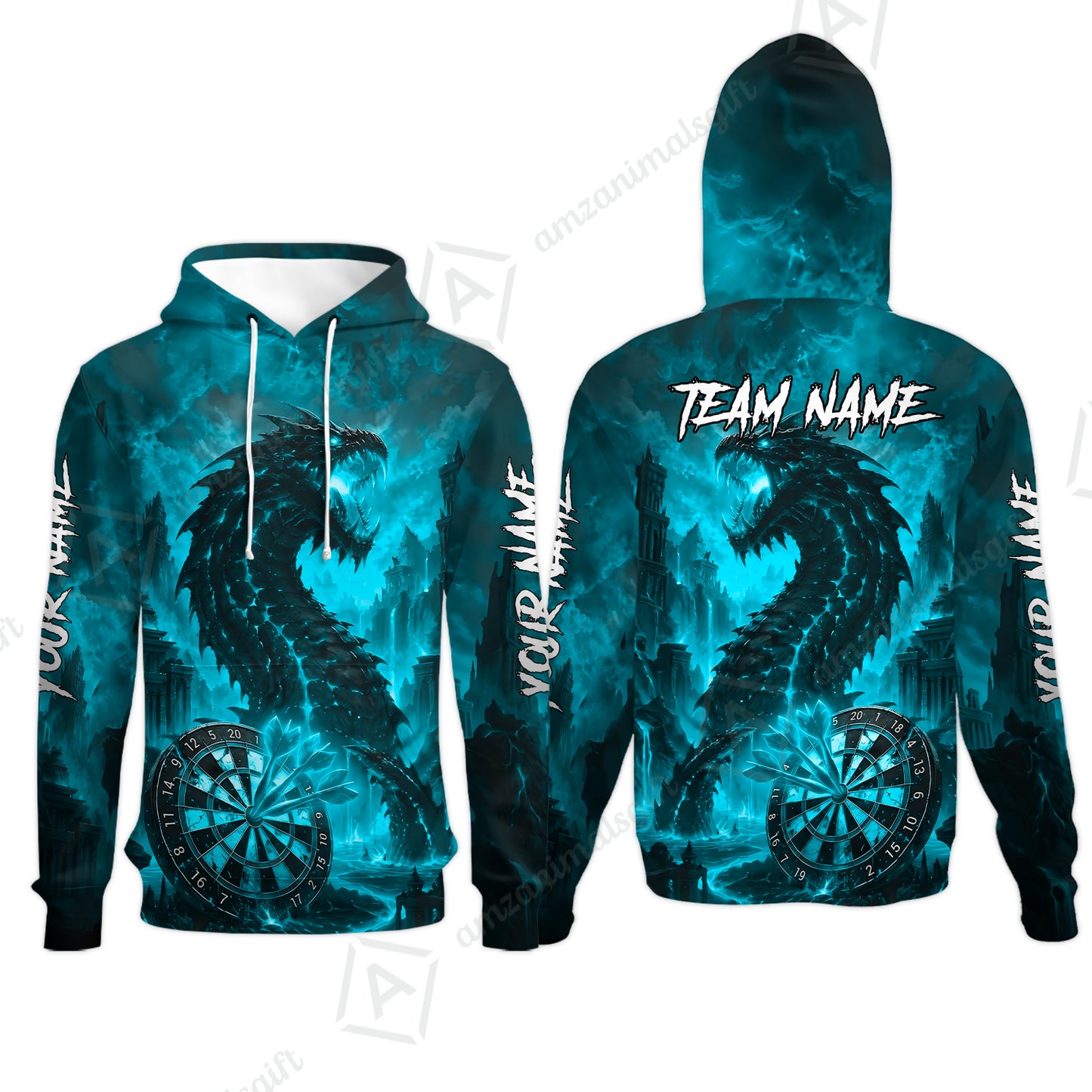 Hoodie||Turquoise