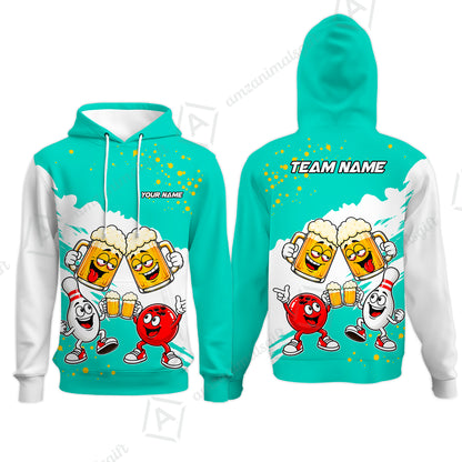 Hoodie||Turquoise