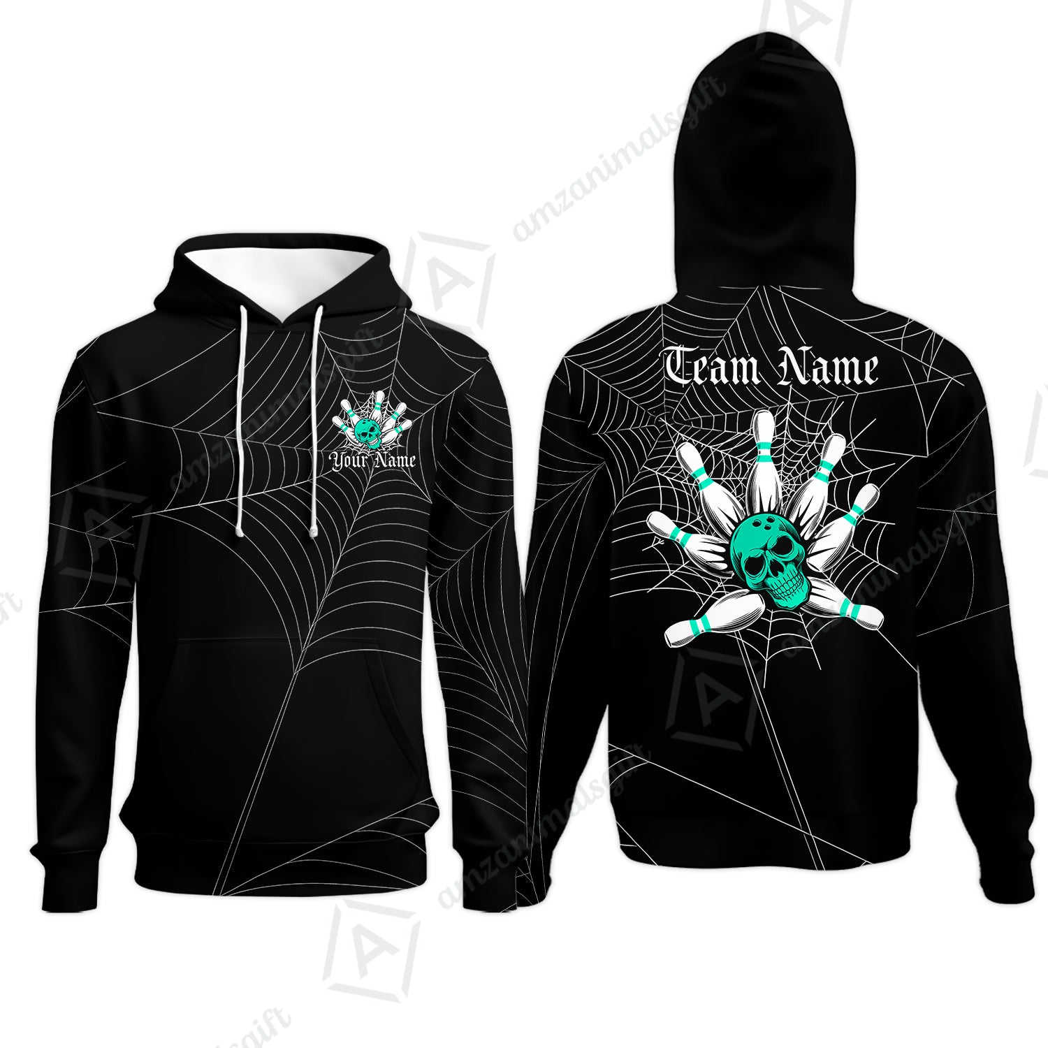 Hoodie||Turquoise