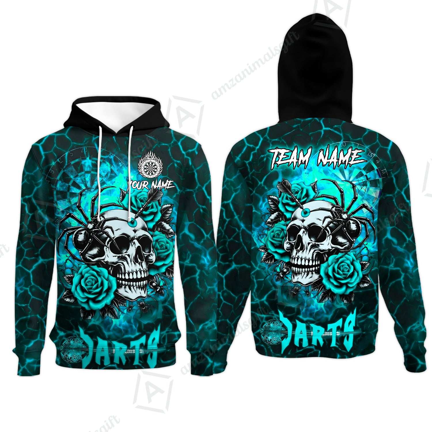Hoodie||Turquoise