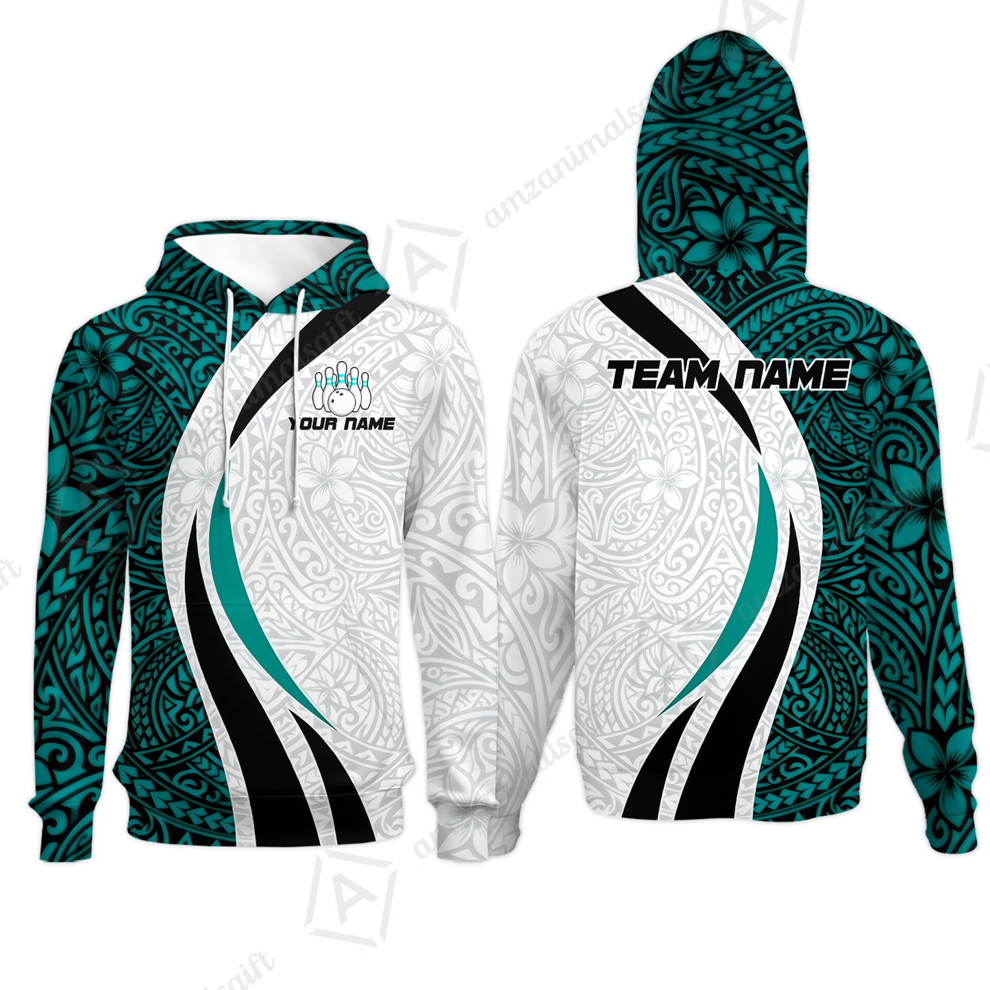 Hoodie||Turquoise