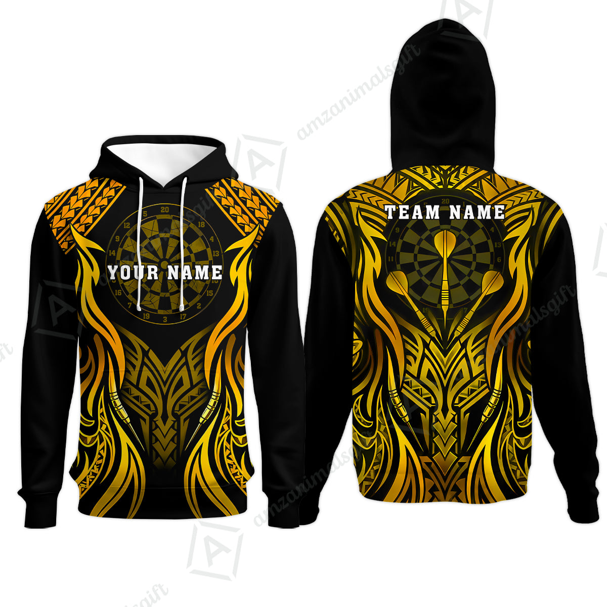 Hoodie||Yellow