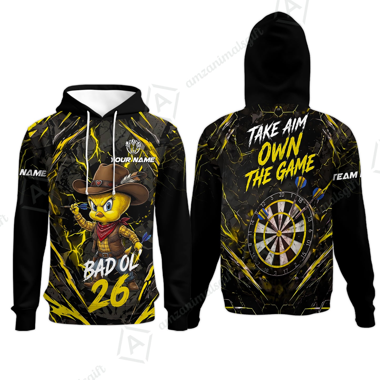 Hoodie||Yellow