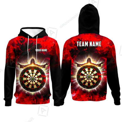 Custom Darts Team Jersey, Personalized Heavenly Strike Dart Polo Shirt For Players With Name & Team Name