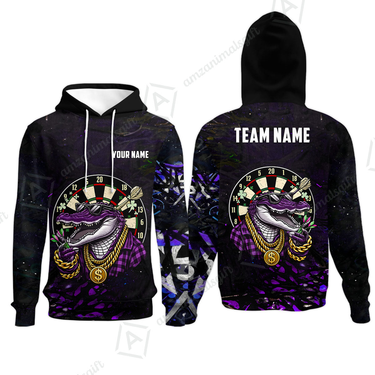 Custom Darts Team Jersey, Personalized Alligator Dart Jersey Shirt For Players With Name & Team Name