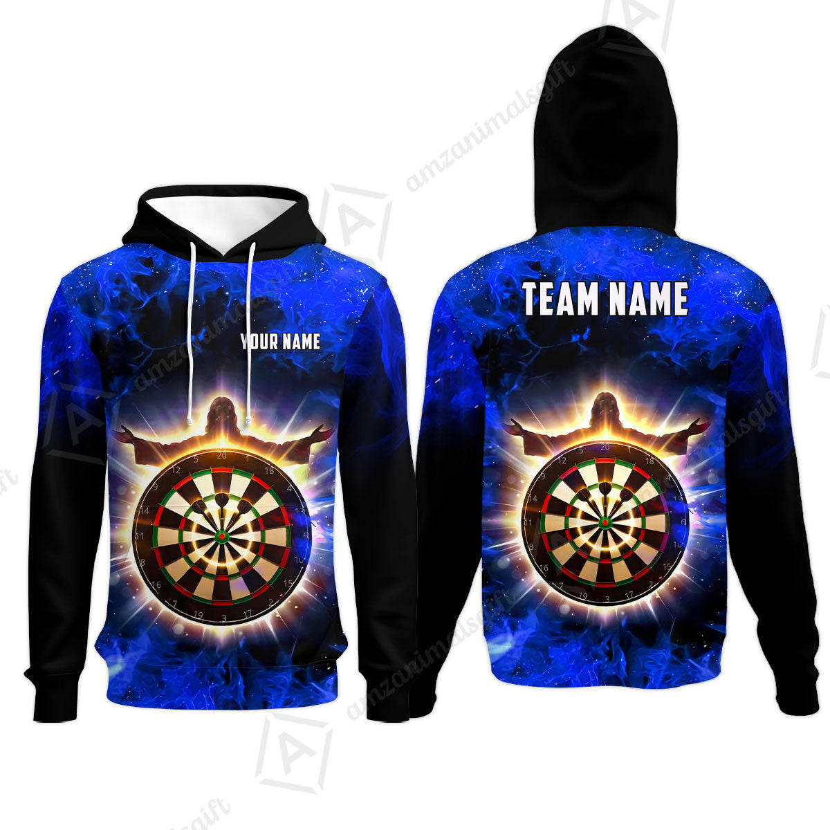 Custom Darts Team Jersey, Personalized Heavenly Strike Dart Polo Shirt For Players With Name & Team Name
