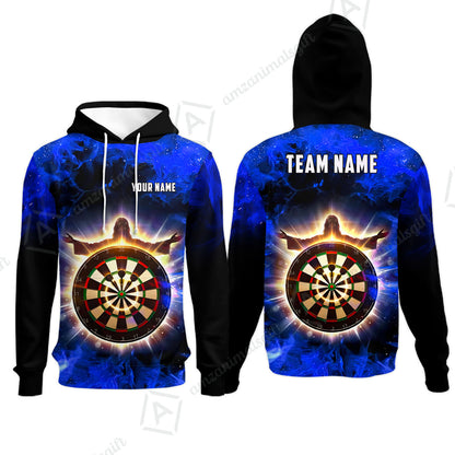 Custom Darts Team Jersey, Personalized Heavenly Strike Dart Polo Shirt For Players With Name & Team Name