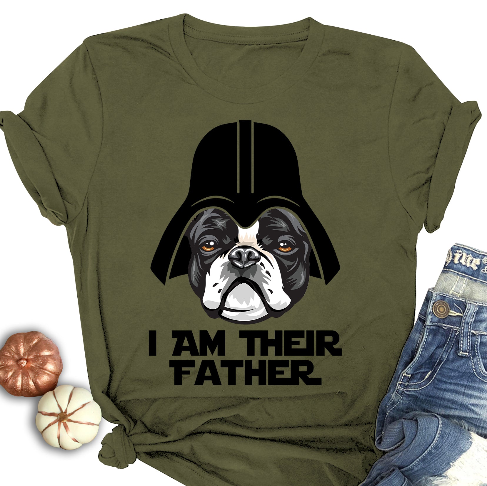 Boston Terrier Father Shirt Father's Day Gift, I Am Their Father Boston Terrier Dog Dad Shirt, Gifts For Dog Lovers, Boston Terrier Lovers