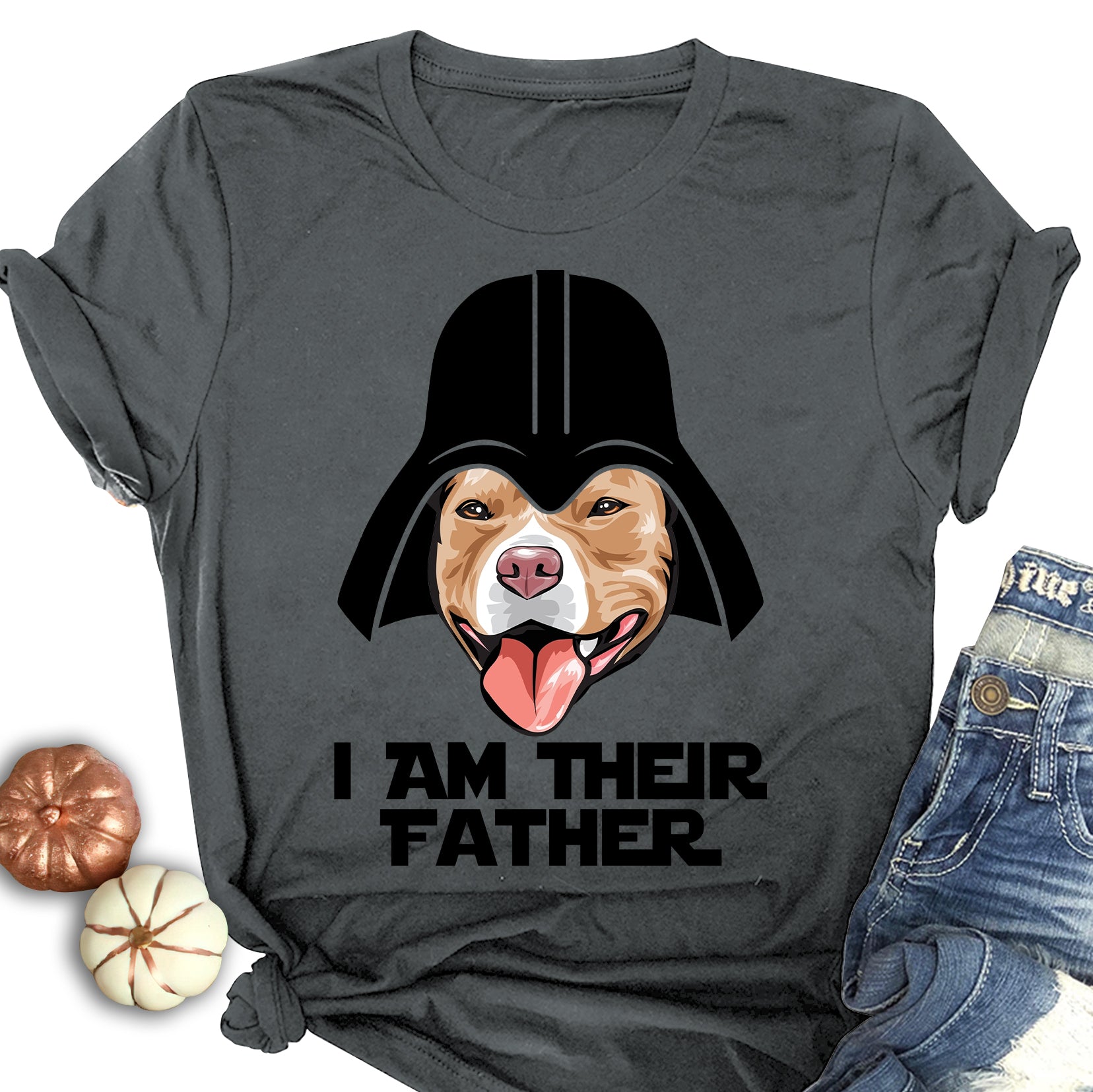 Pit bull Father Shirt, Father's Day Dog Gifts, I Am Their Father Pit bull Dad Grandpa Shirt, Gifts For Dog Lovers, American Pit Bull Terrier Dad