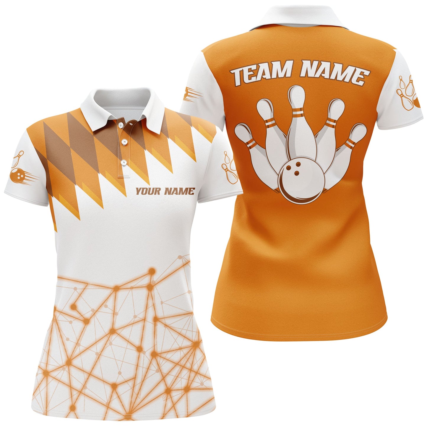 Custom Bowling Team Jerseys Polo Shirts, Bowling uniforms, Custom Bowling Polo Shirt With Personalized Name And Team Name
