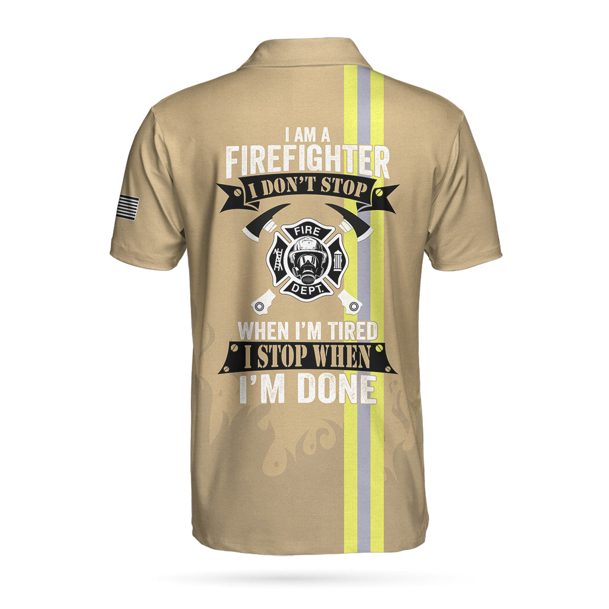 Men Polo Shirt - Firefighter Men Polo Shirt, I Am A Firefighter Polo Shirt, Fire Department Polo Shirt, Best Firefighter Shirt For Men
