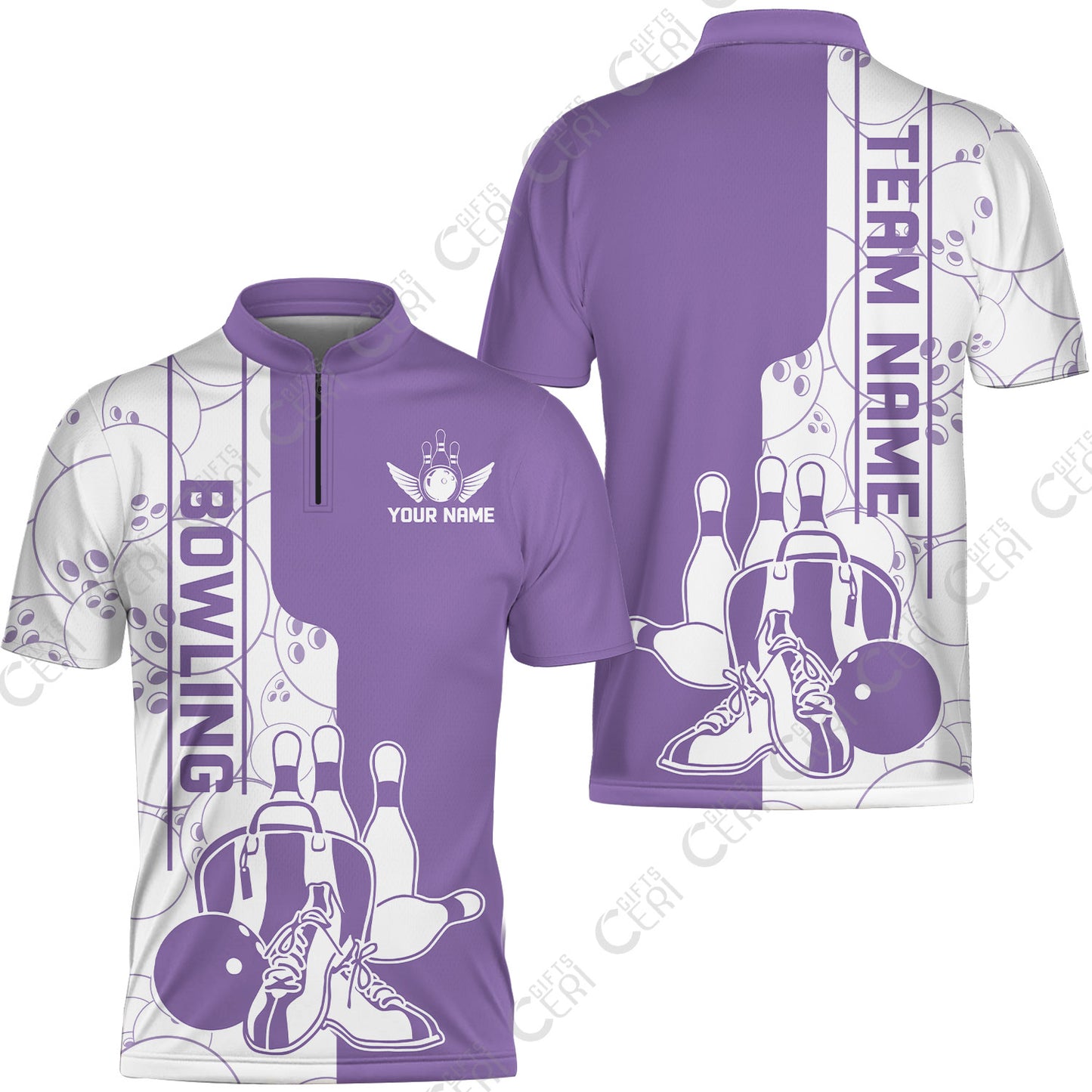 Custom Bowling Team Jersey Bowling Shoes Polo Shirts, Bowling Team Uniforms, Personalized Name And Team Name