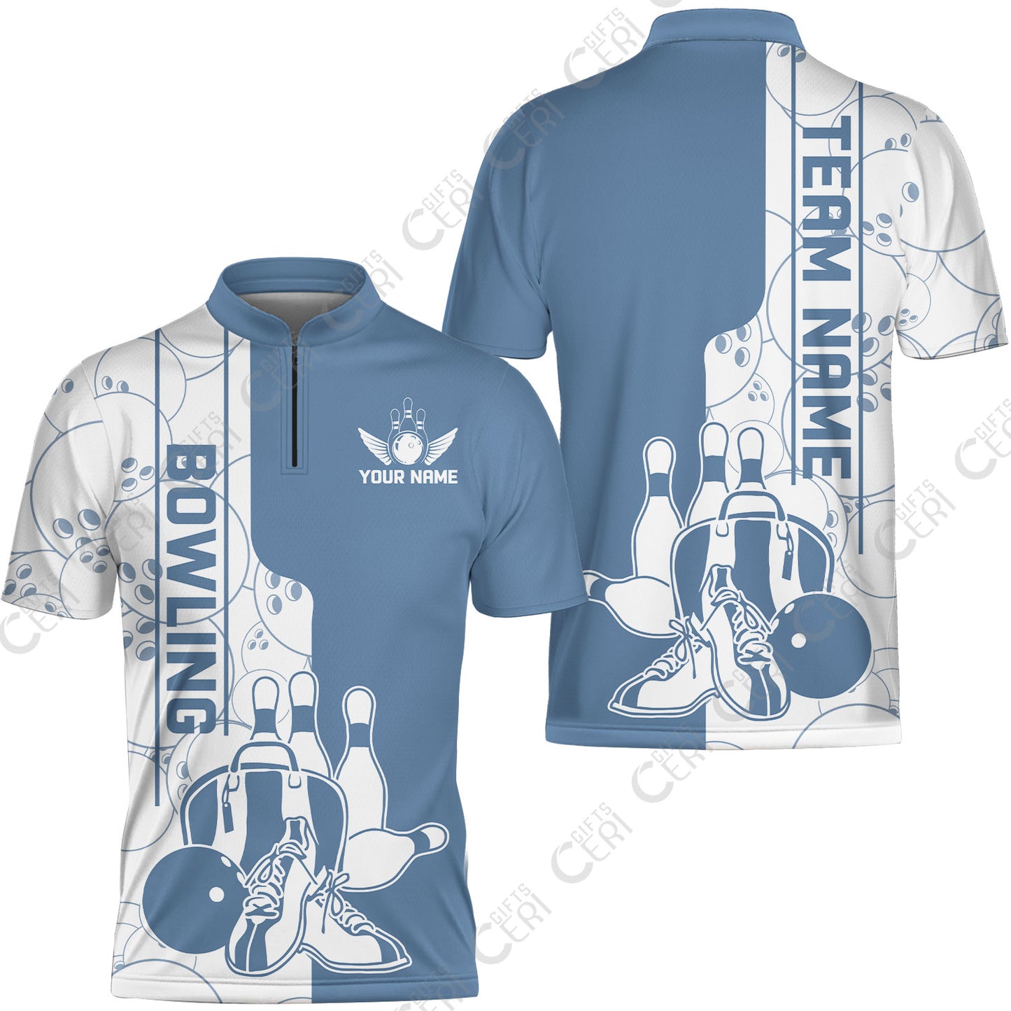 Custom Bowling Team Jersey Bowling Shoes Polo Shirts, Bowling Team Uniforms, Personalized Name And Team Name