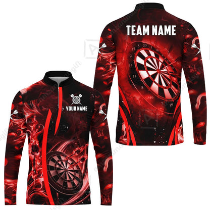 Custom Darts Jersey Polo Shirt, Vibrant Neon Darts, Custom Dart Jersey Team Shirt For Players With Name & Team Name