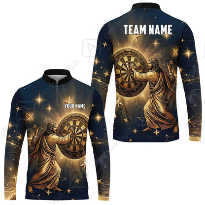 Custom Darts Team Jersey, Personalized God Darts Polo Shirt For Players With Name & Team Name