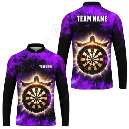 Custom Darts Team Jersey, Personalized Heavenly Strike Dart Polo Shirt For Players With Name & Team Name