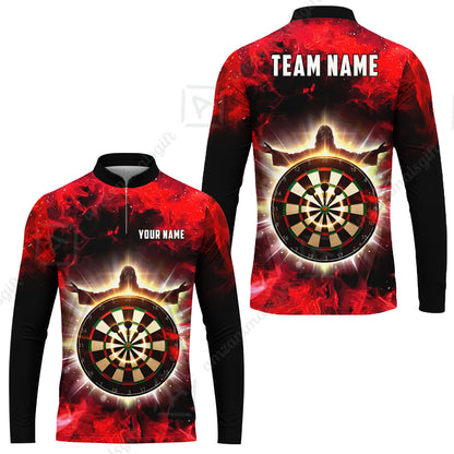 Custom Darts Team Jersey, Personalized Heavenly Strike Dart Polo Shirt For Players With Name & Team Name