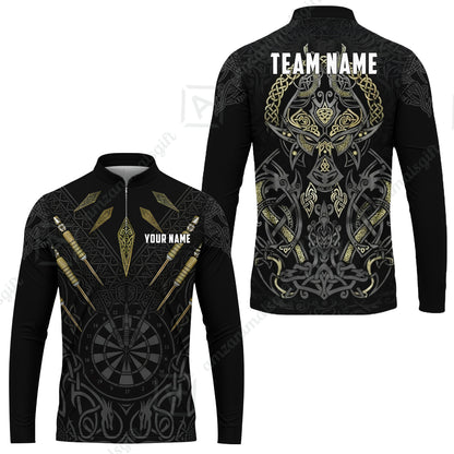 Custom Darts Team Jersey, Personalized Viking Darts Polo Shirt For Players With Name & Team Name