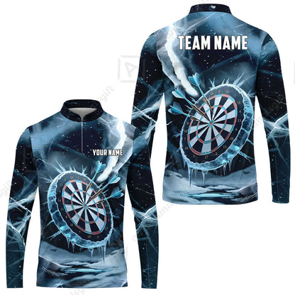 Custom Darts Team Jersey, Personalized Ice Strike Darts Polo Shirt For Players With Name & Team Name