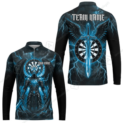 Long Sleeve Jersey Shirt||Blue