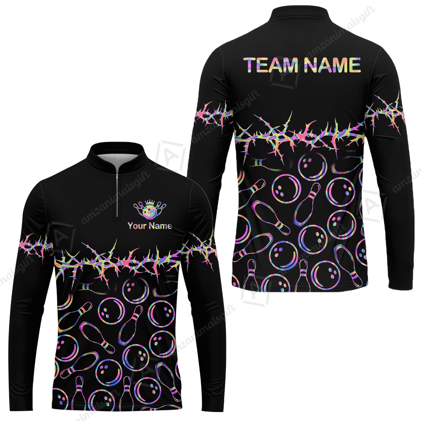 Long Sleeve Jersey Shirt||Colorful
