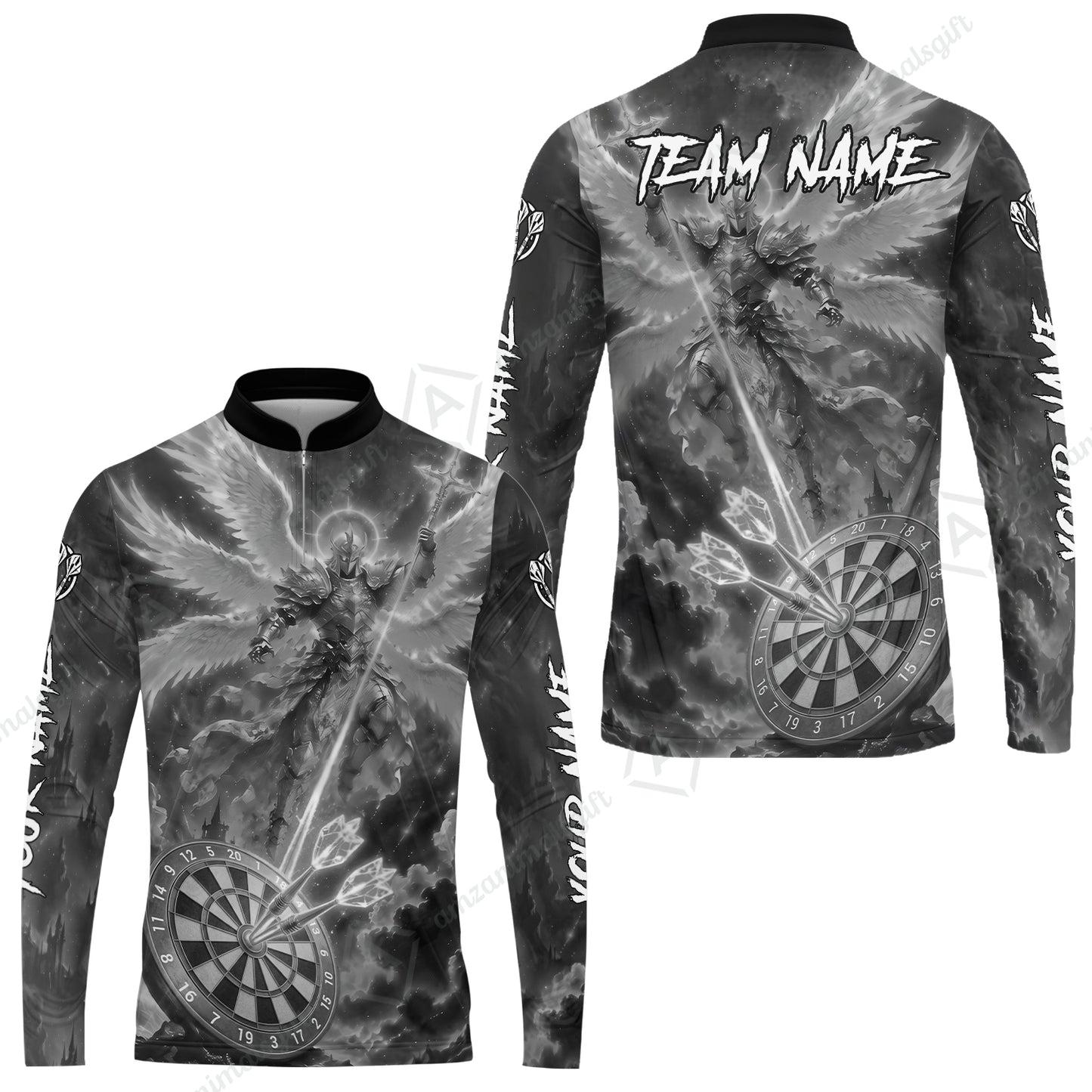 Long Sleeve Jersey Shirt||Gray