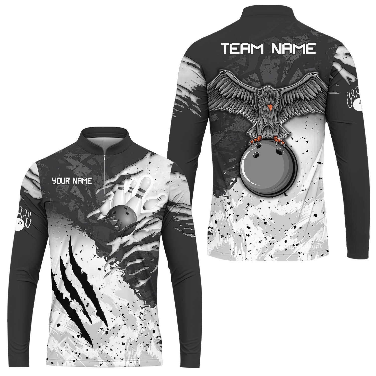 Long Sleeve Jersey Shirt||Gray