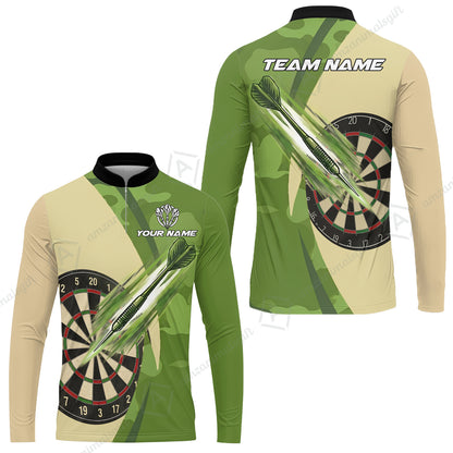 Long Sleeve Jersey Shirt||Green