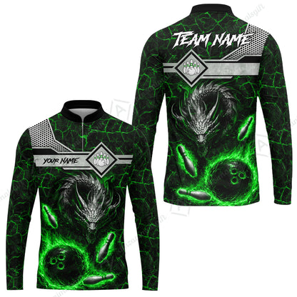 Long Sleeve Jersey Shirt||Green