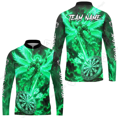 Long Sleeve Jersey Shirt||Green