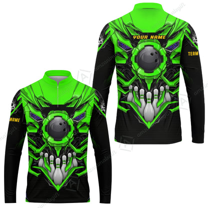 Long Sleeve Jersey Shirt||Green
