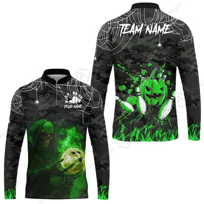 Long Sleeve Jersey Shirt||Green