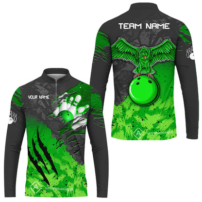 Long Sleeve Jersey Shirt||Green