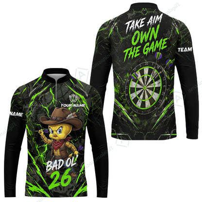 Long Sleeve Jersey Shirt||Green