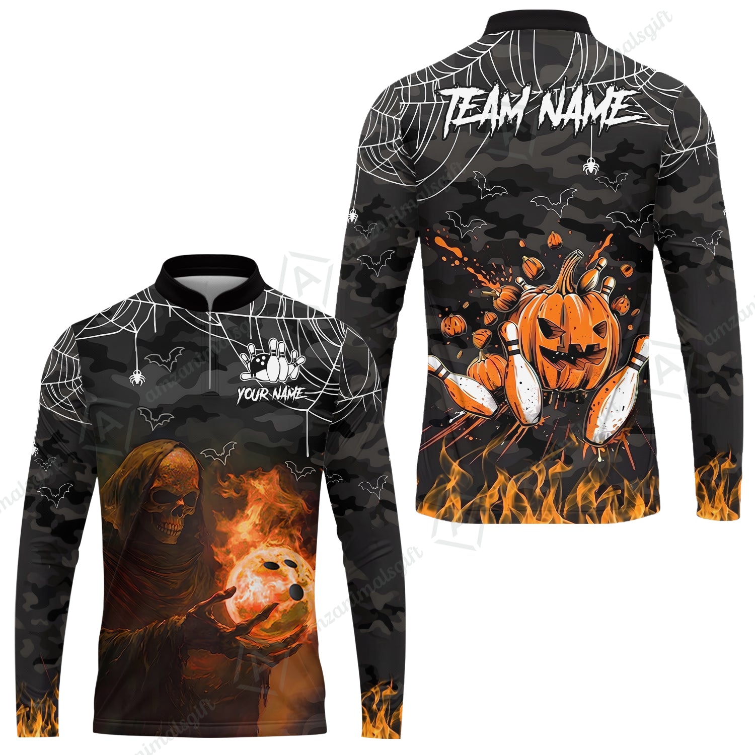 Long Sleeve Jersey Shirt||Orange