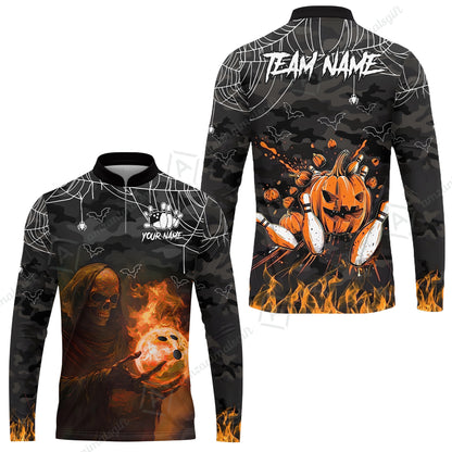 Long Sleeve Jersey Shirt||Orange