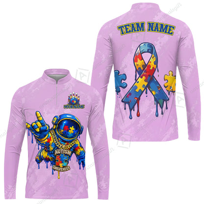 Long Sleeve Jersey Shirt||Pink