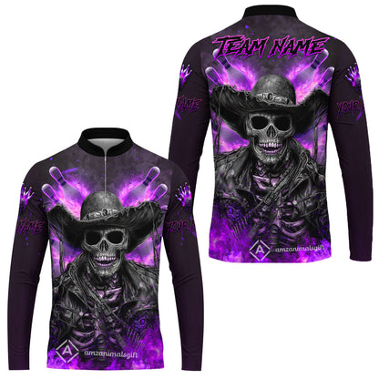 Long Sleeve Jersey Shirt||Purple