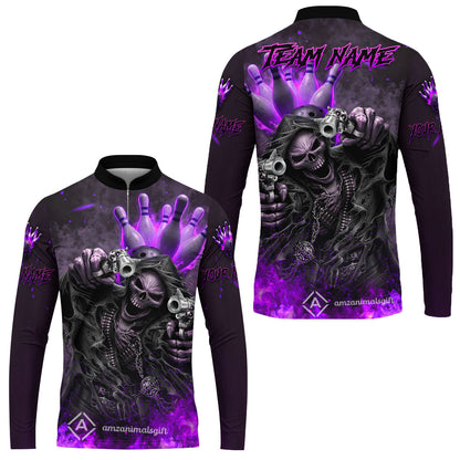 Long Sleeve Jersey Shirt||Purple