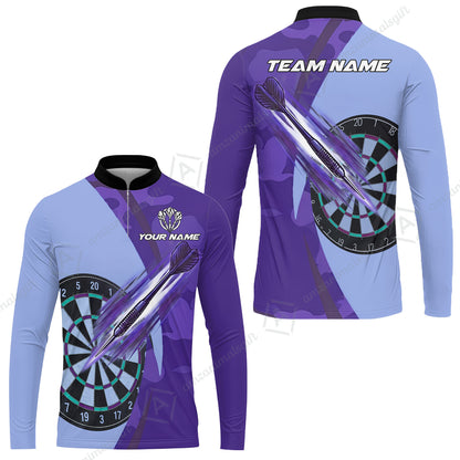 Long Sleeve Jersey Shirt||Purple