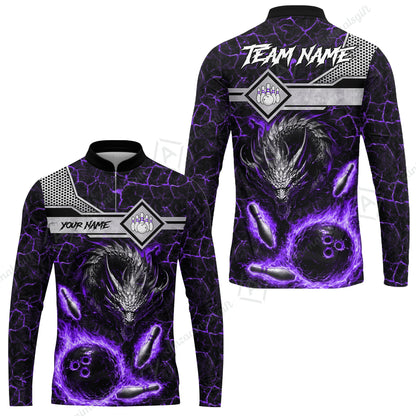 Long Sleeve Jersey Shirt||Purple