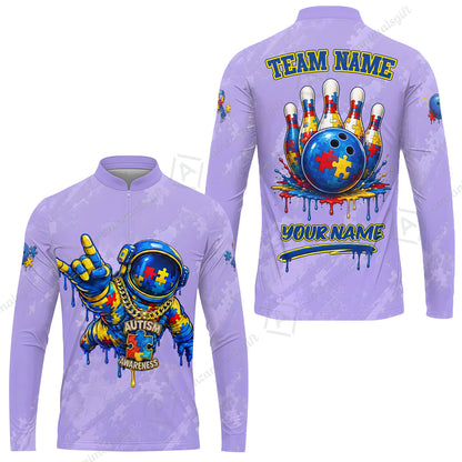 Long Sleeve Jersey Shirt||Purple