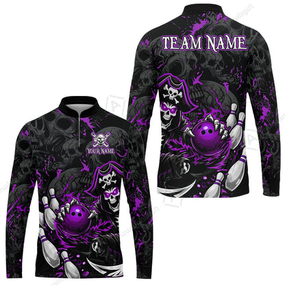 Long Sleeve Jersey Shirt||Purple