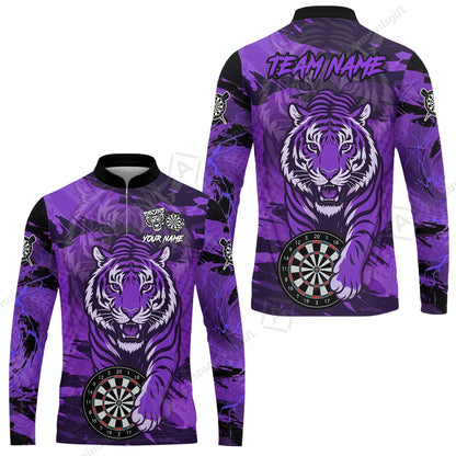 Long Sleeve Jersey Shirt||Purple