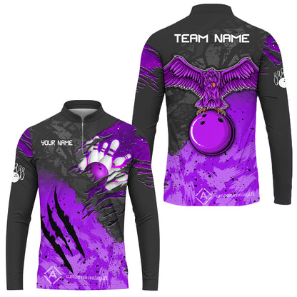 Long Sleeve Jersey Shirt||Purple