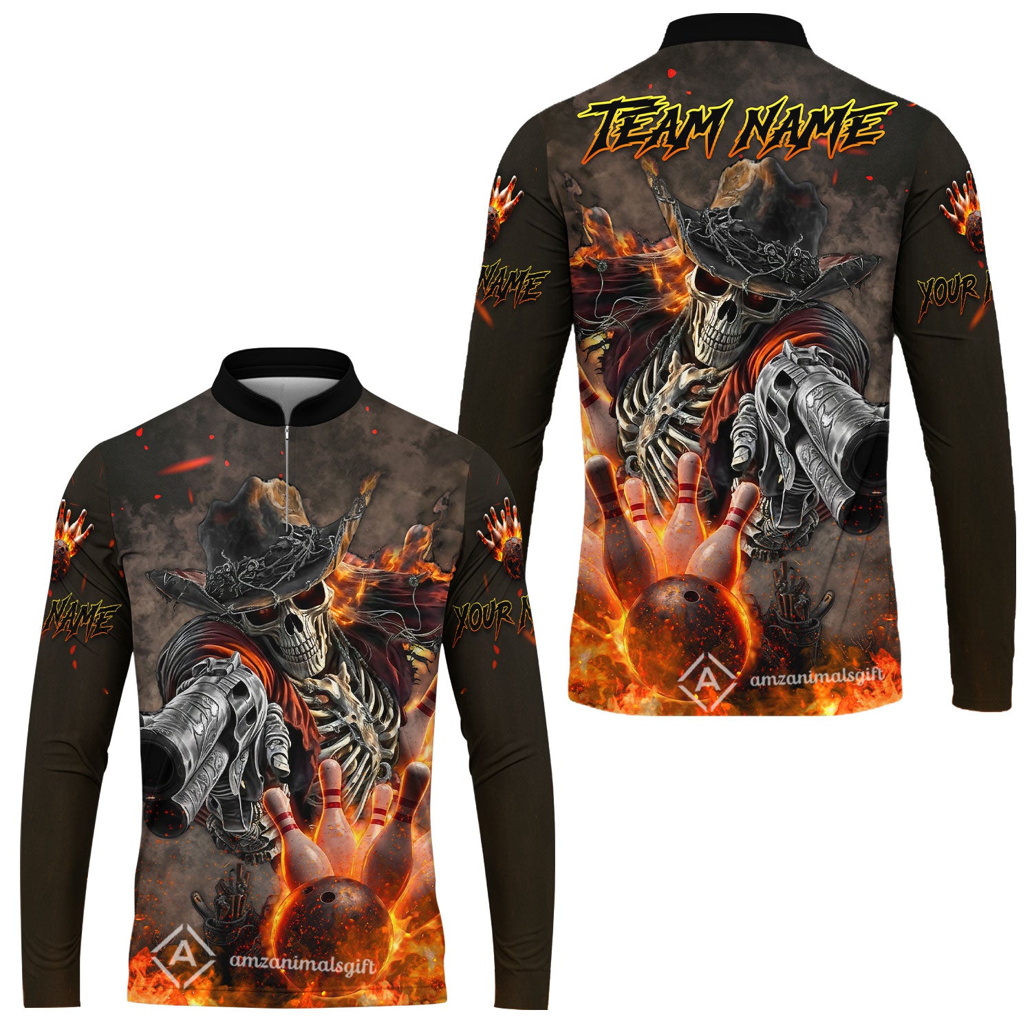 Long Sleeve Jersey Shirt||Red