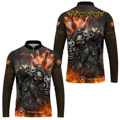 Long Sleeve Jersey Shirt||Red