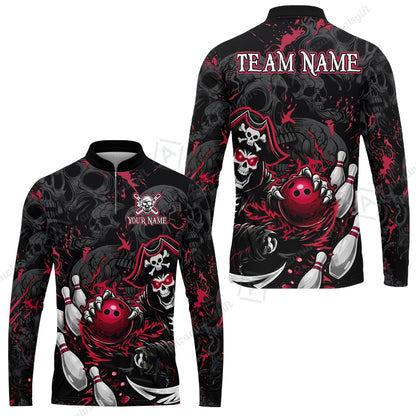 Long Sleeve Jersey Shirt||Red