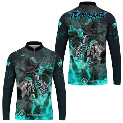 Long Sleeve Jersey Shirt||Turquoise