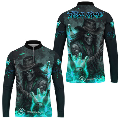 Long Sleeve Jersey Shirt||Turquoise